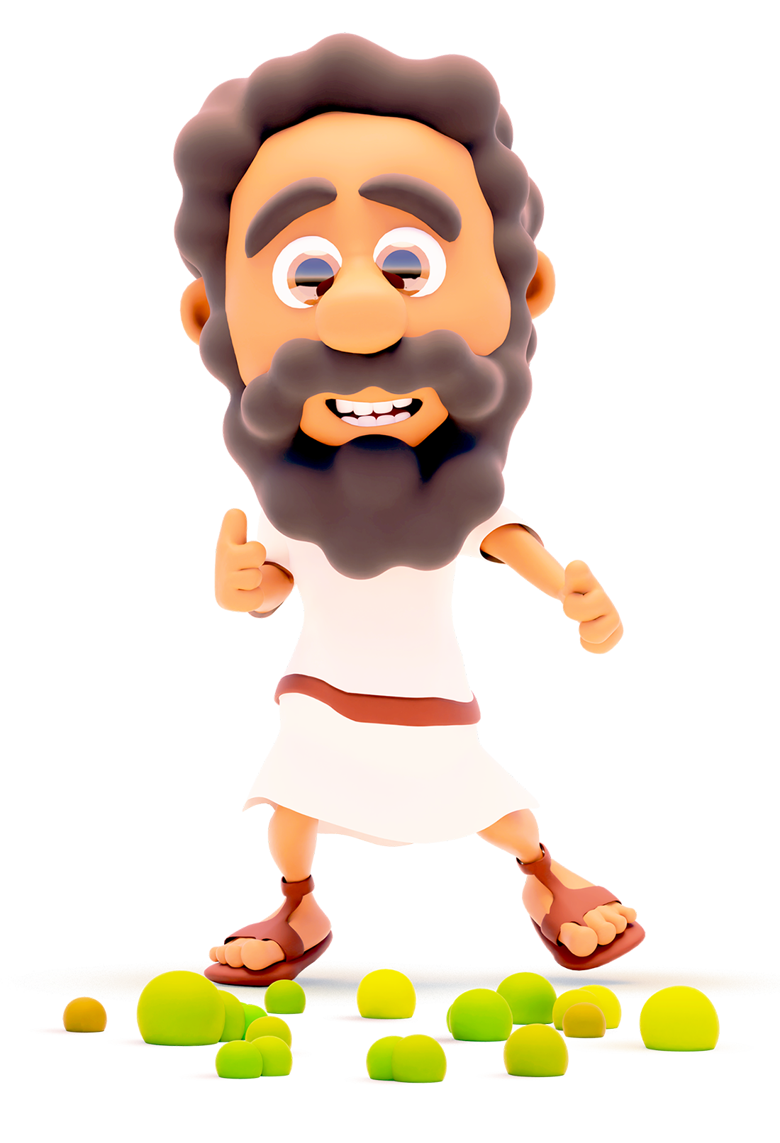 cartoon Jesus character